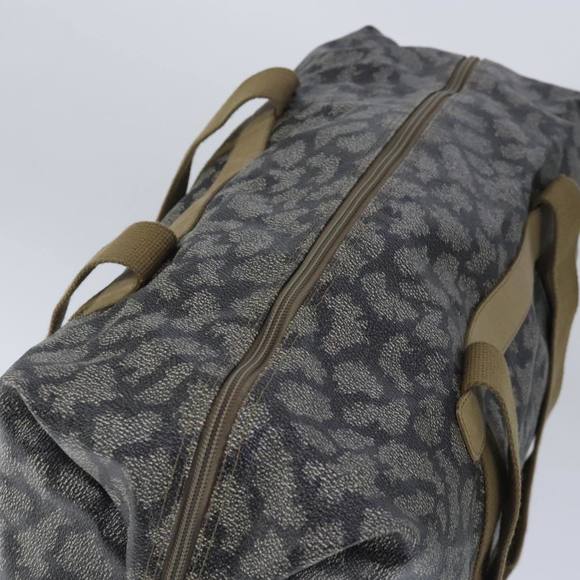 SAINT LAURENT Boston Bag PVC Gray Beige Auth ar12922 - Picture 6 of 16